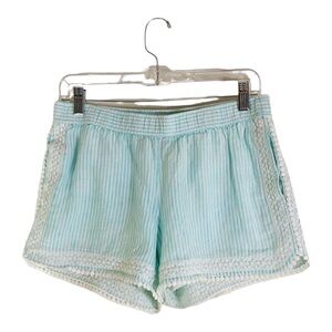 Vineyard Vines Striped Linen Pom Pom Shorts XS • Coastal Preppy Resortwear